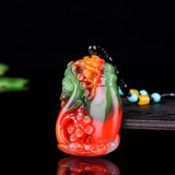 Jade Dragon Pixiu Pendant Necklace for Men and Women