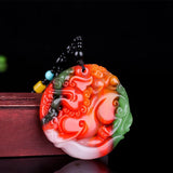 Jade Dragon Pixiu Pendant Necklace for Men and Women