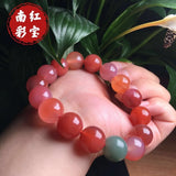 Yanyuan Agate Beads 6-12mm Elastic Bracelet Jade Round Necklace