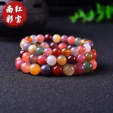 Yanyuan Agate Beads 6-12mm Elastic Bracelet Jade Round Necklace