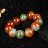 Natural Agate Lucky Beads Bracelet Retro Fine Jewelry