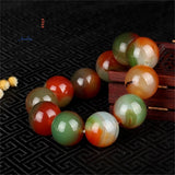 Natural Agate Lucky Beads Bracelet Retro Fine Jewelry