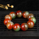 Natural Agate Lucky Beads Bracelet Retro Fine Jewelry