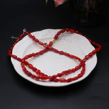 Natural Coral Beaded Red Loose Isolation Beads Jewelry Making Diy