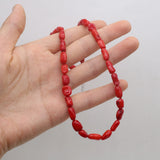 Natural Coral Beaded Red Loose Isolation Beads Jewelry Making Diy