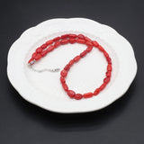 Natural Coral Beaded Red Loose Isolation Beads Jewelry Making Diy