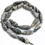 Coral Fessoil Amethyst Stone Beads 15'' Faceted Drop DIY Loose Beads