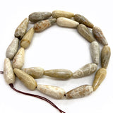 Coral Fessoil Amethyst Stone Beads 15'' Faceted Drop DIY Loose Beads
