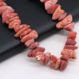 Natural Irregular Shaped Grass Coral Loose Beaded For Jewelry Making