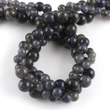 Cordierite Stone Beads Round for Jewelry Making DIY Bracelet