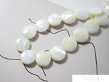 Natural Cotton Shell DIY Earrings Accessories 4 pcs