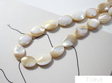 Natural Cotton Shell DIY Earrings Accessories 4 pcs