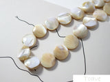 Natural Cotton Shell DIY Earrings Accessories 4 pcs
