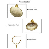 Boho Cowrie Shell Earrings Beach Sea Shell Earings