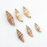 10pcs Natural Cowrie Shells Conch Charms Loose Beads for DIY Bohemia Jewelry