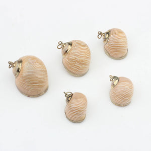 Cowrie Shells Charms Loose Beads 10pcs for DIY Jewelry Making