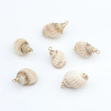 Cowrie Shells Conch Charms Beads 10pcs DIY Boho Jewelry Necklace