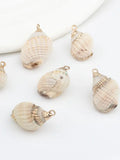 Cowrie Shells Conch Charms Beads 10pcs DIY Boho Jewelry Necklace