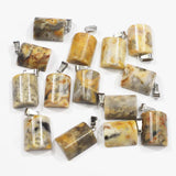 Natural Crazy Agate Stone Pendants