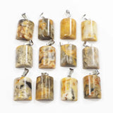 Natural Crazy Agate Stone Pendants