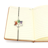 Crystal Hexagram Bookmark - Chakra Tree Of Life Elastic Bookmark