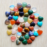 10mm Opal Rose Quartz Tiger Eye Stone Cabochons for Jewelry Making