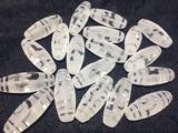 12mm*30mm Natural Crystal Amulet 1 Eye - 21 Eyes Tibetan Dzi Beads