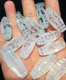 Natural Crystal Tibetan Dzi Beads for Bracelet & Necklace Making