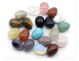 Crystal Egg Ornament Opal Rose Quartz Amethyst Tiger's Eye Agate