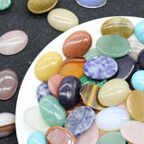 18*25mm Oval Opal Rose Quartz Tiger Eye Stone Cabochons for Jewelry Making