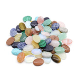18*25mm Oval Opal Rose Quartz Tiger Eye Stone Cabochons for Jewelry Making