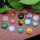 20mm Opal Rose Quartz Tiger Eye Stone Cabochons for Jewelry Making