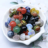 Crystal Mini Mushroom Opal Rose Quartz Amethyst Tiger's Eye