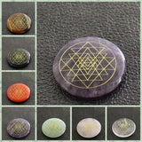 7-color Chakra Crystal Sri Yantra Yoga Reiki Prop