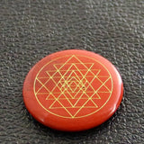 7-color Chakra Crystal Sri Yantra Yoga Reiki Prop