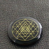 7-color Chakra Crystal Sri Yantra Yoga Reiki Prop