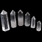 Clear Quartz Point Healing Stone 50-90mm Obelisk Wand Home Decor