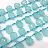 10*14mm Chalcedony Drops for DIY Hairpin Jewelry
