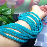 Amazonite Stone Bracelet Beaded Women Jade Necklace Jewelry