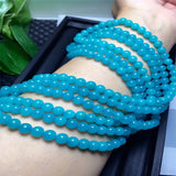 Amazonite Stone Bracelet Beaded Women Jade Necklace Jewelry