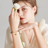 Green Ghost Crystal Bracelet Female Lucky Transfer Gypsophila Crystal Bracelet