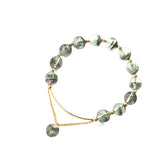 Green Ghost Crystal Bracelet Female Lucky Transfer Gypsophila Crystal Bracelet