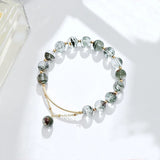 Green Ghost Crystal Bracelet Female Lucky Transfer Gypsophila Crystal Bracelet