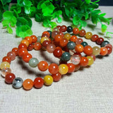 9mm Fukurokuju Crystal Beads Bracelet for Men Women