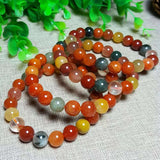 9mm Fukurokuju Crystal Beads Bracelet for Men Women
