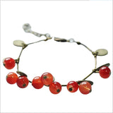Vintage Natural Garnet Sweet Bracelet