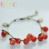 Vintage Natural Garnet Sweet Bracelet