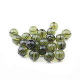Czech Moldavite Round Beads 9.5-10.5mm