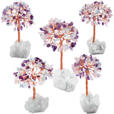 Natural Crystal Money Tree With Rock Quartz Base Reiki Healing
