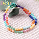 Natural Crystal Hand Buddha Prayer Bracelet 108 Beads Jewelry